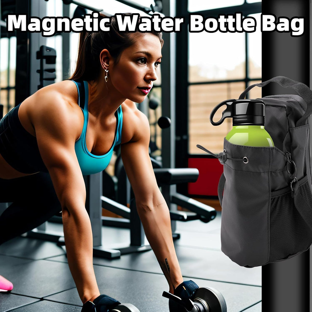 Magnetic Fitness Bottle Holder™